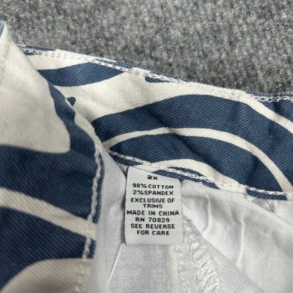 Rue21 Jeans Womens Plus 2X Blue Denim Skate Straight Leg Stretch High Rise New - Picture 6 of 12